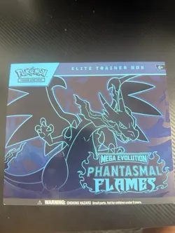 Pokemon TCG Phantasmal Flames Elite Trainer Box - Opened - No Cards - Image 2