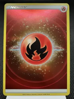 Fire Energy - Reverse Holo - 2022 - Crown Zenith Pokemon Card NM - Image 1