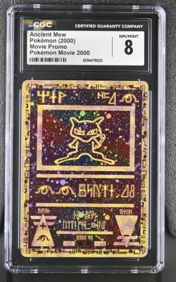 2000 Pokemon Movie Promo Ancient Mew CGC 8 - Image 1