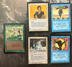 *** BETA Lot x5 *** LP Light Play! - DUTY FREE - MtG Magic - Image 1
