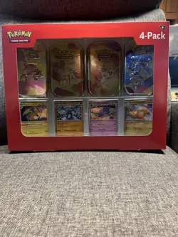 Pokemon TCG: Scarlet & Violet 151 Mini Tins 4 Pack SAMS CLUB SEALED IN HAND NEW - Image 2