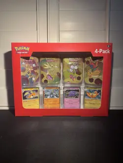 Pokemon TCG: Scarlet & Violet 151 Mini Tins 4 Pack SAMS CLUB SEALED IN HAND NEW - Image 1