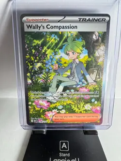 Pokemon TCG Wally's Compassion 186/132 SIR Me01: Mega Evolution - NM - Image 1