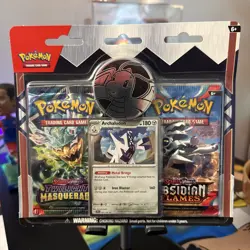 Pokemon TCG Archaludon Blister 2-Pack Dragonite Coin Sealed New Promo - Image 1