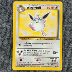 Vintage Pokemon Jungle Set Wigglytuff 32/64 Non-Holo LP Unlimited - Image 1