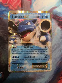 Pokemon Blastoise EX 21/108 XY Evolutions Ultra Rare Full Art Holo 180HP - Image 1