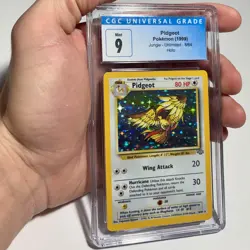 CGC 9 Pidgeot Holo 8/64, 1999 Pokemon Jungle English - Image 1