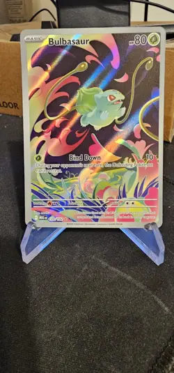Bulbasaur 133/132 Mega Evolutions Illustration Rare Pokemon TCG English NM - Image 1
