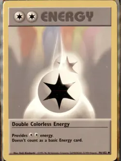 Base Set Pokemon TCG Double Colorless Energy - Image 1