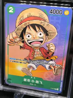Carte Bandai One Piece Monkey D. Luffy P-037 - 10 Gemmint CCG - Image 3