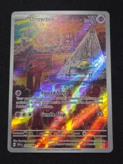 Pokemon TCG: NM Scarlet & Violet Base Drowzee 210/198 IR - Image 1