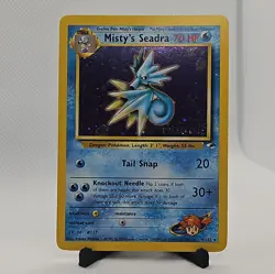 2000 Pokemon Promo - Misty's Seadra - Holo - Prerelease - NM - Image 1