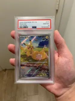 PSA 10 Pikachu Psyduck Pokemon S-Chinese 151C Hope 171/151 Full Art 🇬🇧 seller - Image 1