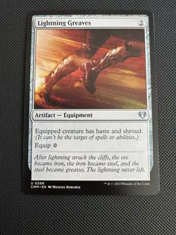 Magic The Gathering Lightning Greaves #398 (NM) Commander Masters CMM MTG - Image 1