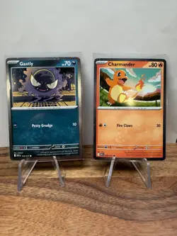 Pokemon TCG Charmander 020/217 & Gastly 123/217 Cosmo Holo Promo Ascended Heroes - Image 1