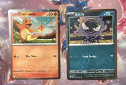 Pokemon TCG Charmander 020/217 & Gastly 123/217 Cosmo Holo Promo Ascended Heroes - Image 1