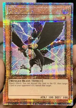 Yugioh D.D. Crow RA02-EN002 Quarter Century Secret Rare 1st Ed NM w/Tracking - Image 1