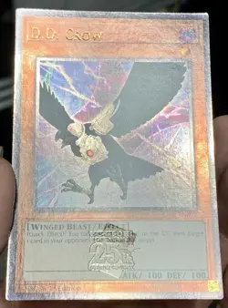 Yugioh D.D. Crow RA02-EN002 Quarter Century Secret Rare 1st Ed NM w/Tracking - Image 5