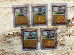 Rockruff Set W/ Stamped Card Included Pokemon NM Chinese Gem Pack Vol. 1 - Image 1