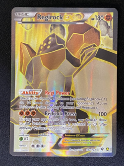 Regirock EX - 43a/124 - Pokemon Fates Collide Full Alternate Art Ultra Rare NM - Image 1