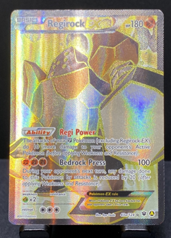 Regirock EX - 43a/124 - Pokemon Fates Collide Full Alternate Art Ultra Rare NM - Image 3