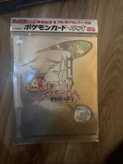 Pokemon TCG Neo Genesis Promo Series 1 Japanese 9 Card Binder Brand New Sealed🔥 - Image 3