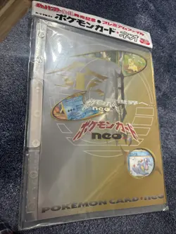 Pokemon TCG Neo Genesis Promo Series 1 Japanese 9 Card Binder Brand New Sealed🔥 - Image 4
