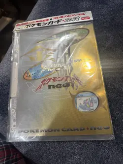 Pokemon TCG Neo Genesis Promo Series 1 Japanese 9 Card Binder Brand New Sealed🔥 - Image 5
