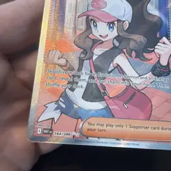 Hilda 164/086 Full Art Ultra Rare White Flare Holo Pokemon TCG Card NM Condition - Image 5