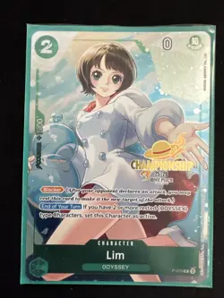 Lim (CS 25-26 Event Pack) P-079 One Piece Promotion Cards Foil - Image 1
