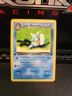 Dark Wartortle Pokemon Card Team Rocket Set Holo Rare 1999 - Image 1