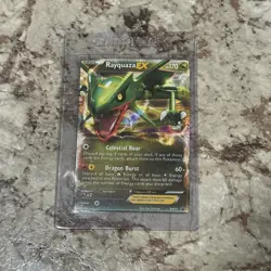 RAYQUAZA EX BW47 Ultra Rare Black Star Promo Holo Foil Pokemon Card - Image 1