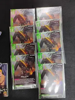 Gundam Card Mikazuki Augus ST05-101, Zaku 2, and Bernard Promo english lot - Image 4
