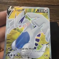 SWSH12: Silver Tempest #185/195 Lugia V (Full Art) Holo NM Pokemon Card - Image 4