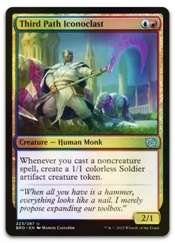 Third Path Iconoclast #223 (Foil) (NM) Brothers' War BRO Magic MTG - Image 1