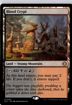 Blood Crypt Lorwyn Eclipsed Regular NM R 0262 - Image 1