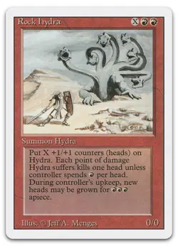 Rock Hydra (NM) Revised Edition 3ED Magic MTG - Image 1