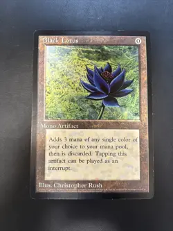6x9 MTG Black Lotus Oversized 1996 Scrye Promo - Image 1