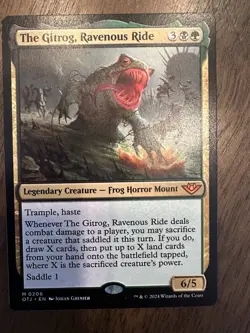 The Gitrog, Ravenous Ride : MTG / Outlaws of Thunder Junction #0206 / NM - Image 1