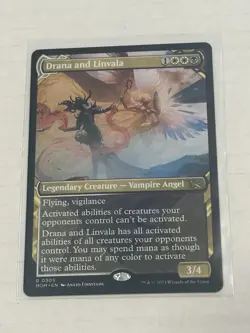 Drana and Linvala (Showcase) #305 (NM) March of the Machine MOM Magic MTG LC1 - Image 1