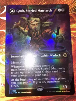 Grub, Storied Matriarch (Borderless) Lorwyn Eclipsed Foil - Image 1