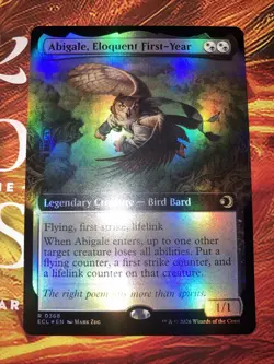 Abigale, Eloquent First-Year (Extended Art) Lorwyn Eclipsed Foil - Image 1