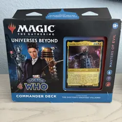 Magic: The Gathering - Doctor Who Commander Deck - Masters of Evil; NIB - Image 1