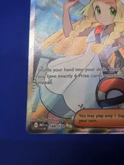 Pokemon Mega Evolution Lillie’s Determination 169/132 Full Art Trainer NM - Image 5