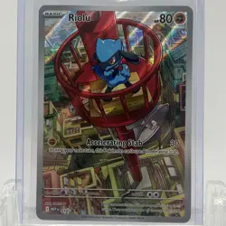 Pokemon TCG Mega Evolution Lucario #010 ETB Promo NM - Image 1