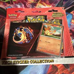 Pokemon Ascended Heroes Tech Sticker Collection Charmander New Sealed - Image 5