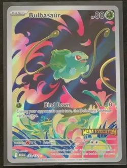 Pokemon Mega Evolution Bulbasaur IR FULL ART STAMPED PROMO 133/132 ENG NM - Image 1
