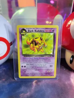 Dark Kadabra 39/82 Pokemon TCG Team Rocket Unlimited Regular Uncommon MP - Image 1