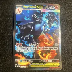 Mega Charizard X EX SIR 125/094 Phantasmal Flames English Pokemon TCG Pack Fresh - Image 1