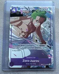 Zoro-Juurou One Piece ST18-004 Treasure Rare English NM - Image 1